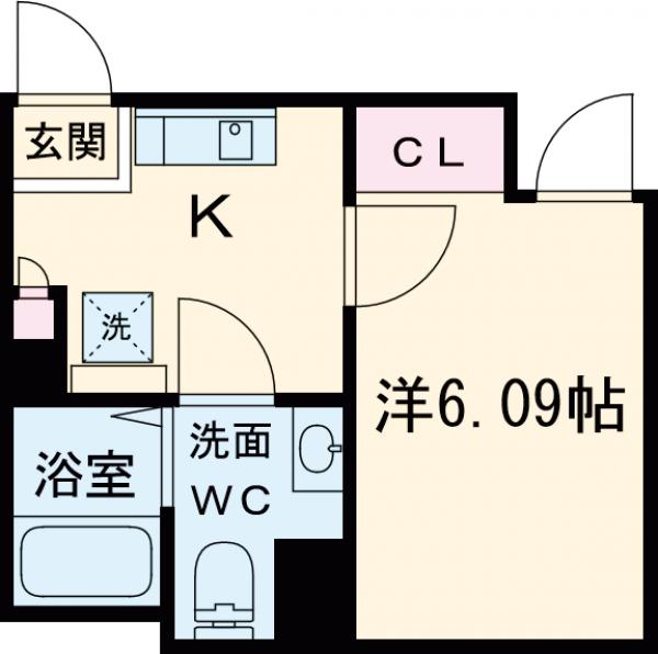 長楽町屋レジデンスの間取り