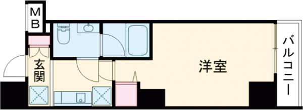メディフィス大山Ⅱ の間取り