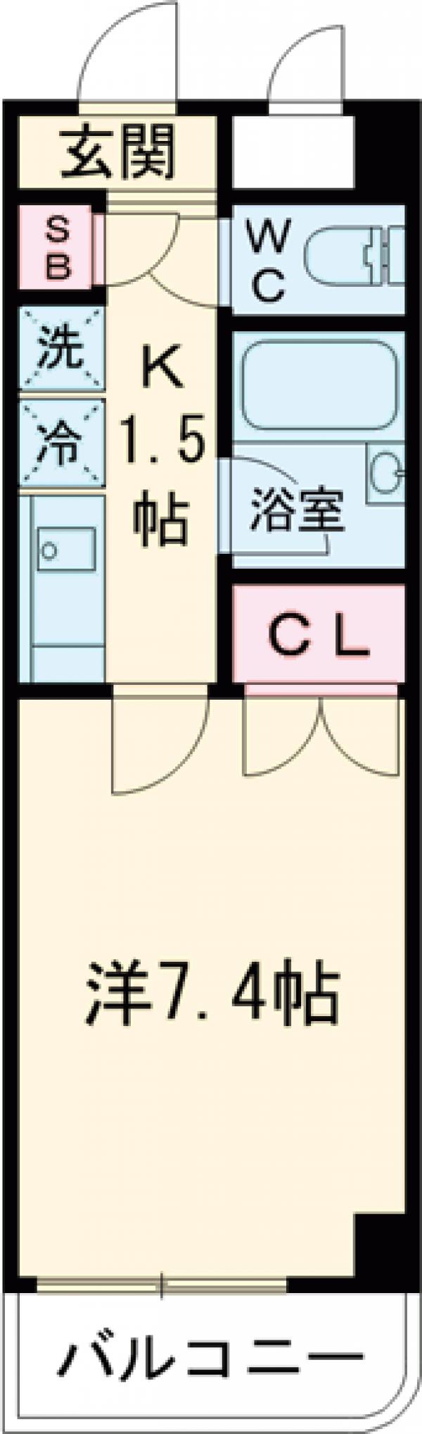 エステート目黒本町の間取り