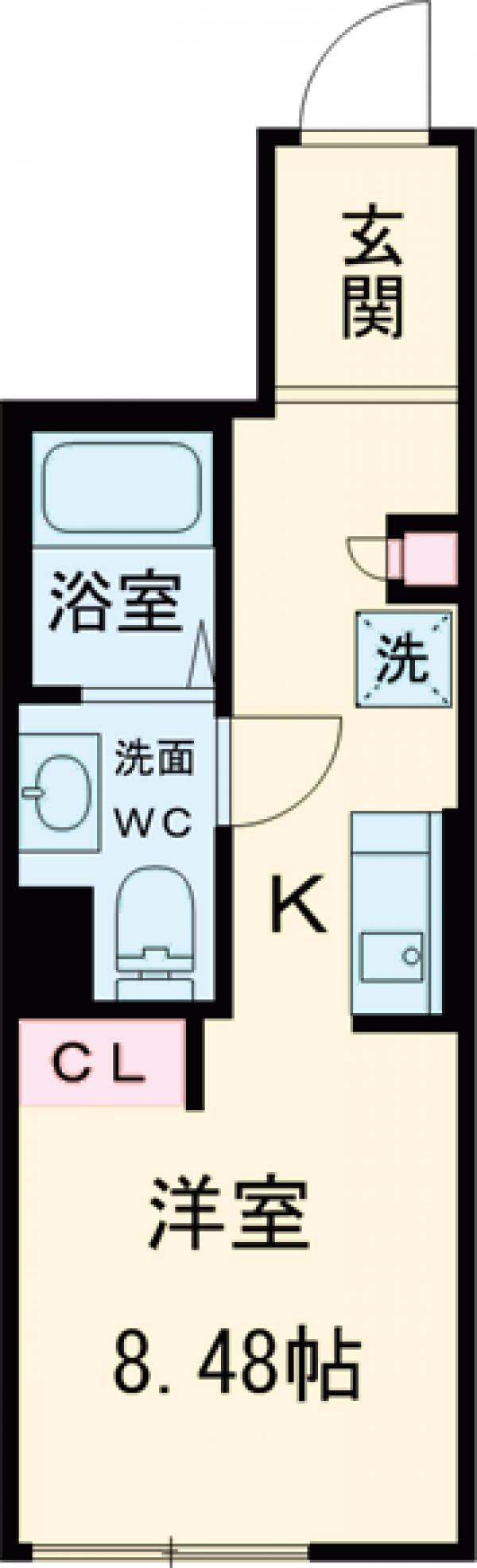 長楽町屋レジデンスの間取り