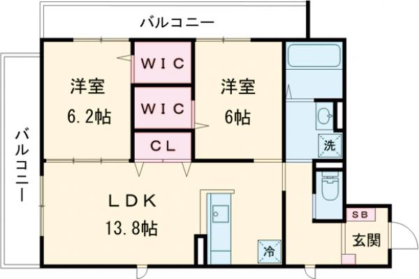 アズール伯玄の間取り