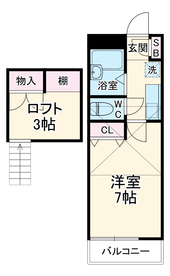 クレセントハイツ21の間取り