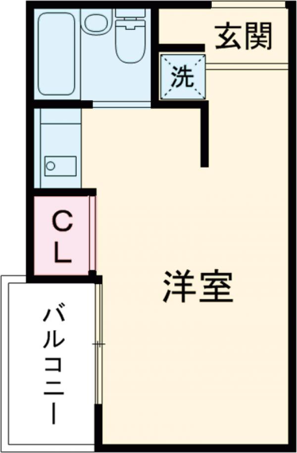 奥戸の完工年月(1987年11月)築の賃貸マンションの間取り