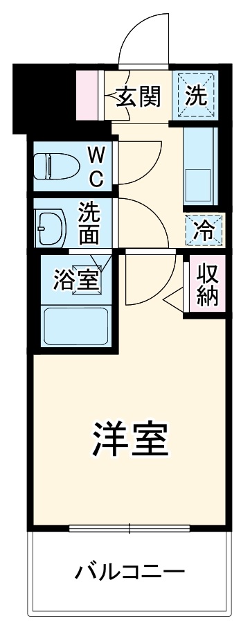 金山の完工年月(2026年9月)築の賃貸マンションの間取り