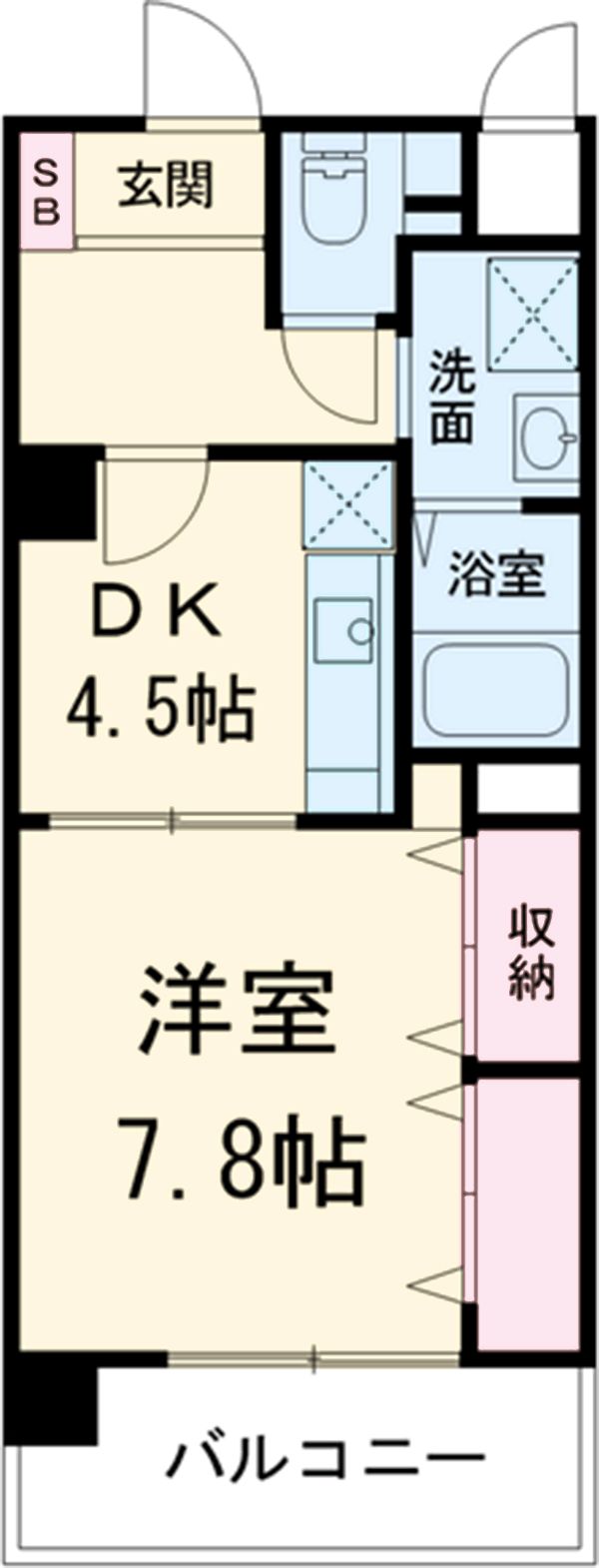 ベルメゾン瑞江の間取り