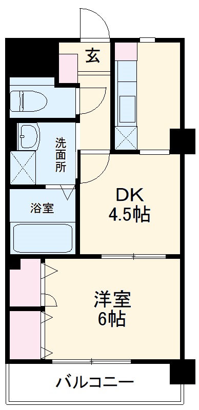 ベルメゾン瑞江の間取り