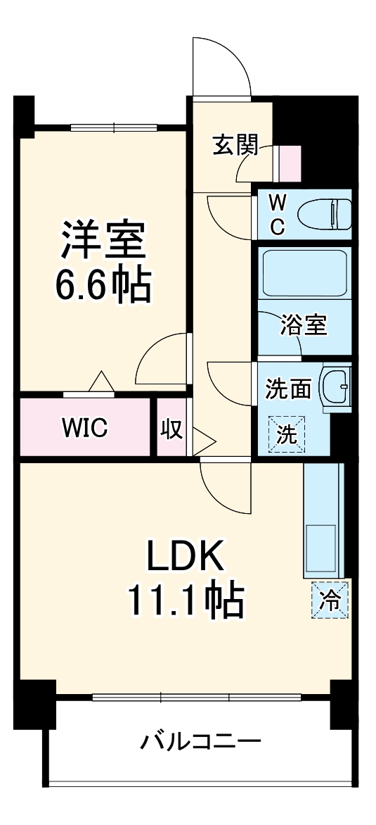 プレスコットの間取り