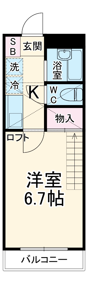 レスト湘南の間取り