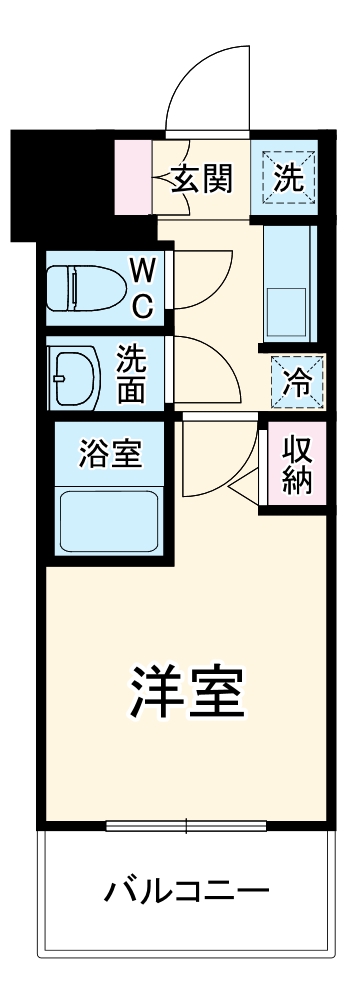 金山の完工年月(2026年9月)築の賃貸マンションの間取り