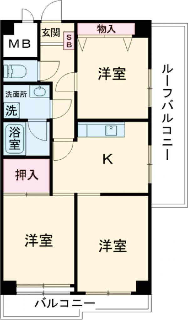 ライオンズプラザ花小金井の間取り