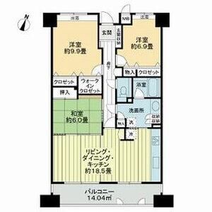 キャッスルハイツ知多半田駅前の間取り