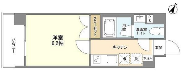 RJRリクロス西馬込の間取り