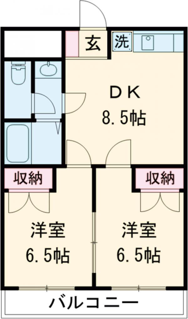 第３金子マンションの間取り