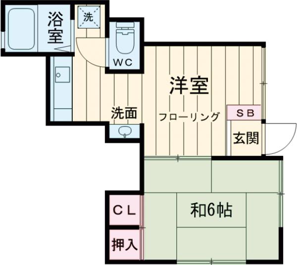 秀和ハイムⅡの間取り