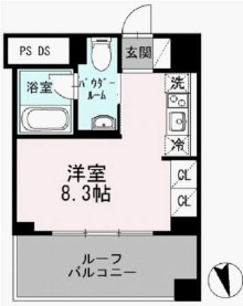 カスタリア大森Ⅲの間取り