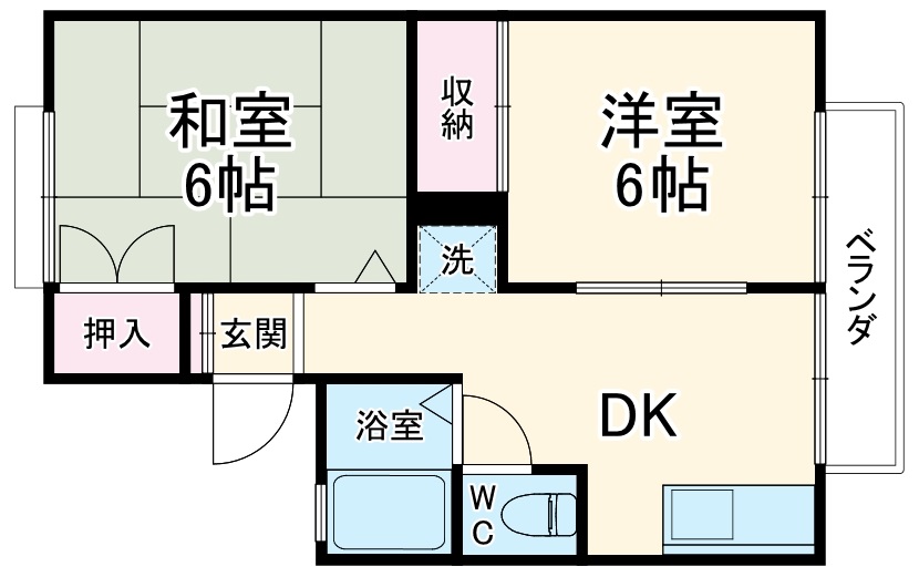 パレーシャルスカイハイツの間取り