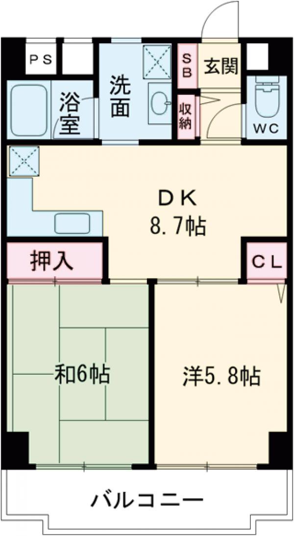 T‘s garden一橋学園の間取り