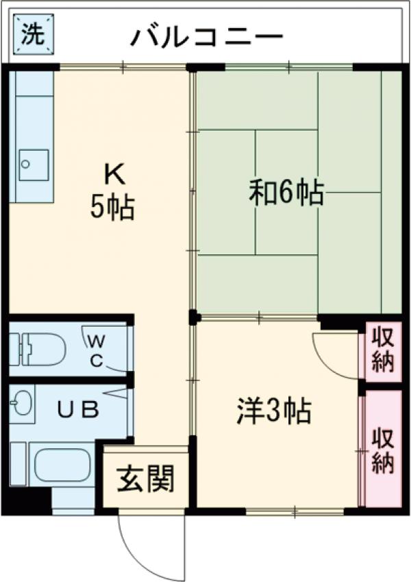 いずみマンションの間取り
