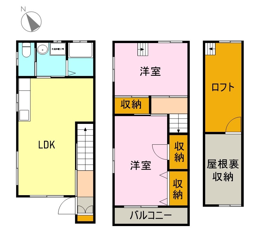 フルールⅤの間取り