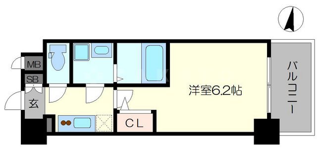 エスリード福島ブレイブの間取り