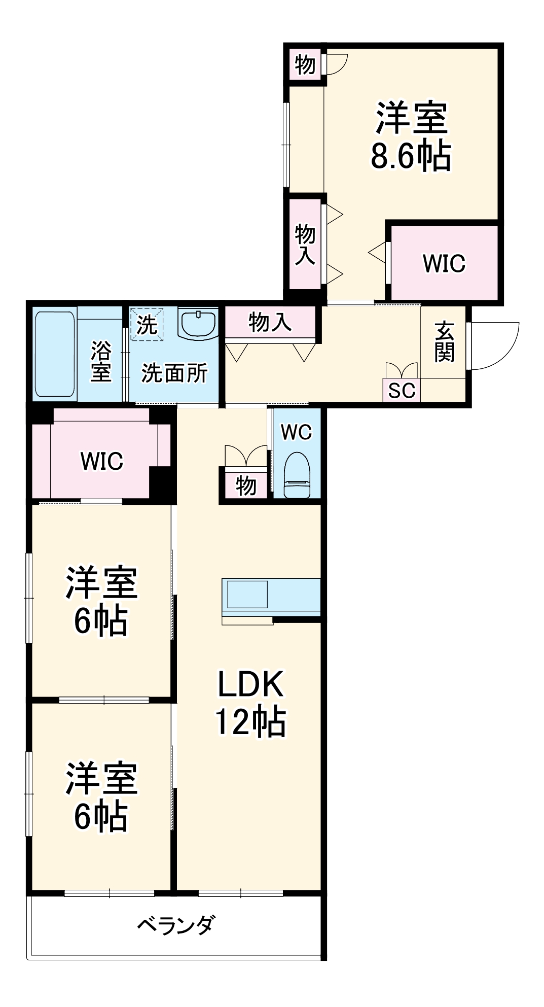 2/4 間取