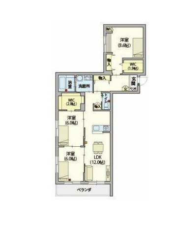 2/4 間取