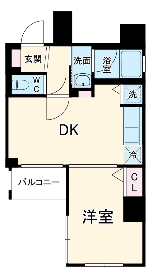 スパシエルクス横浜の間取り