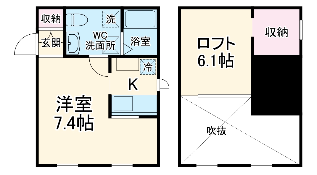 プリマ反町壱番館の間取り