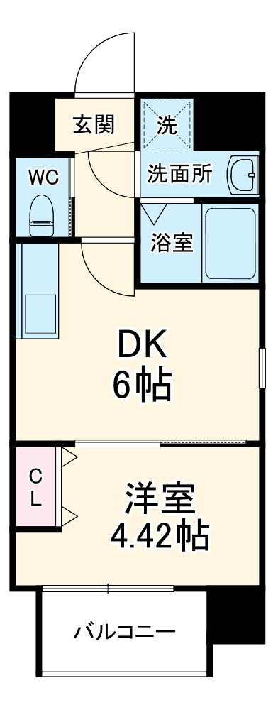 MAISON PREMIER UMEDA NORTHの間取り