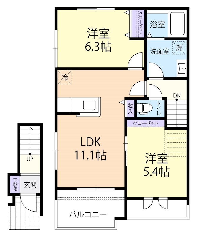 la vita comodaの間取り