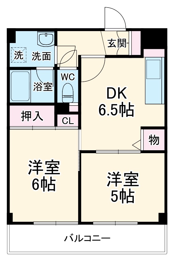SHビル三ツ境の間取り