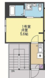 フェリチタ中野島の間取り