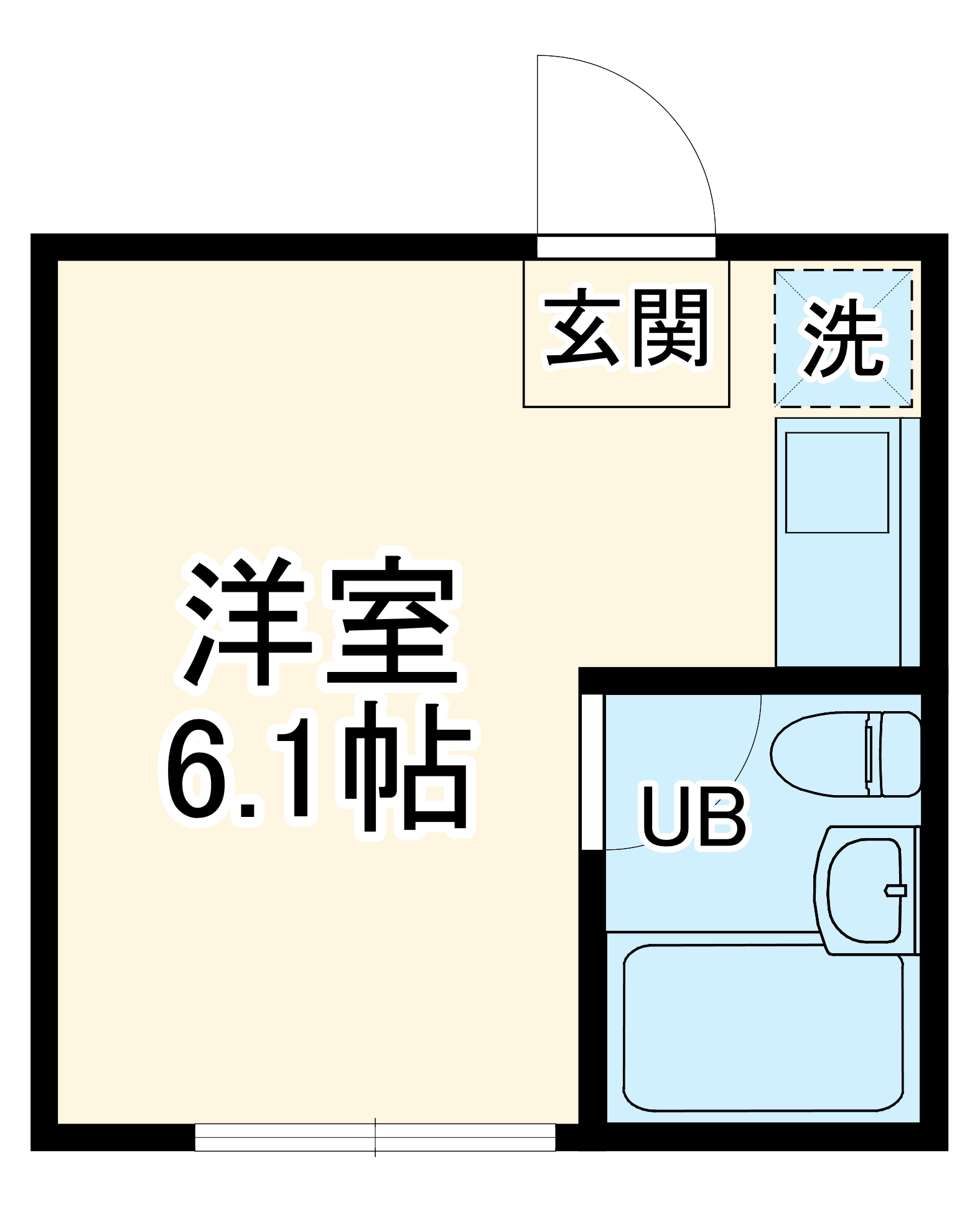 ノーブル竹之丸の間取り