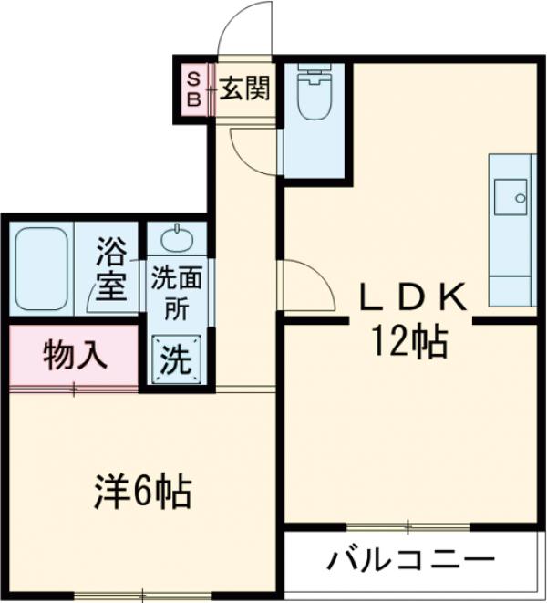 クレル洸雙の間取り