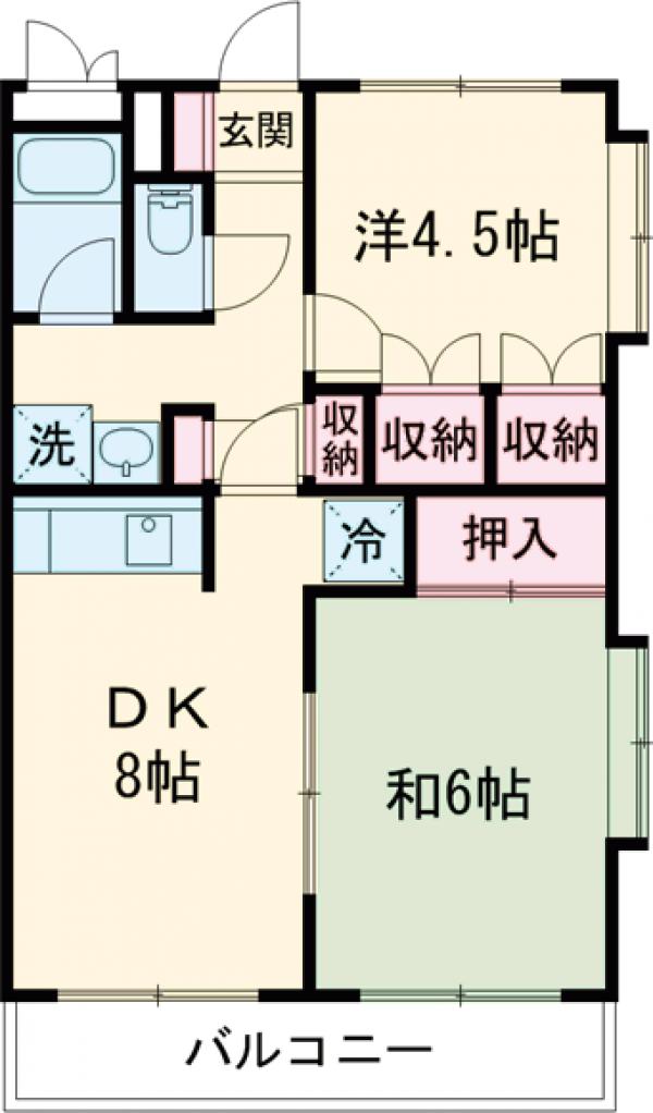 ドミシル池袋の間取り