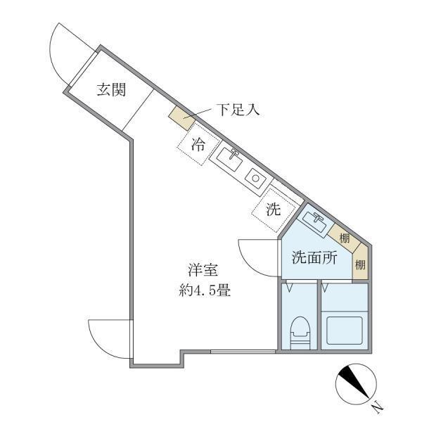 KeyLink北馬込の間取り