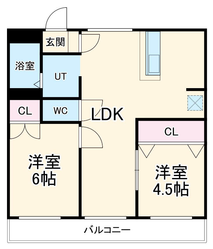 レジデンス恒和の間取り