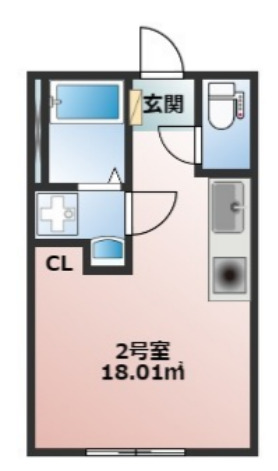 渋谷の完工年月(2023年2月)築の賃貸アパートの間取り