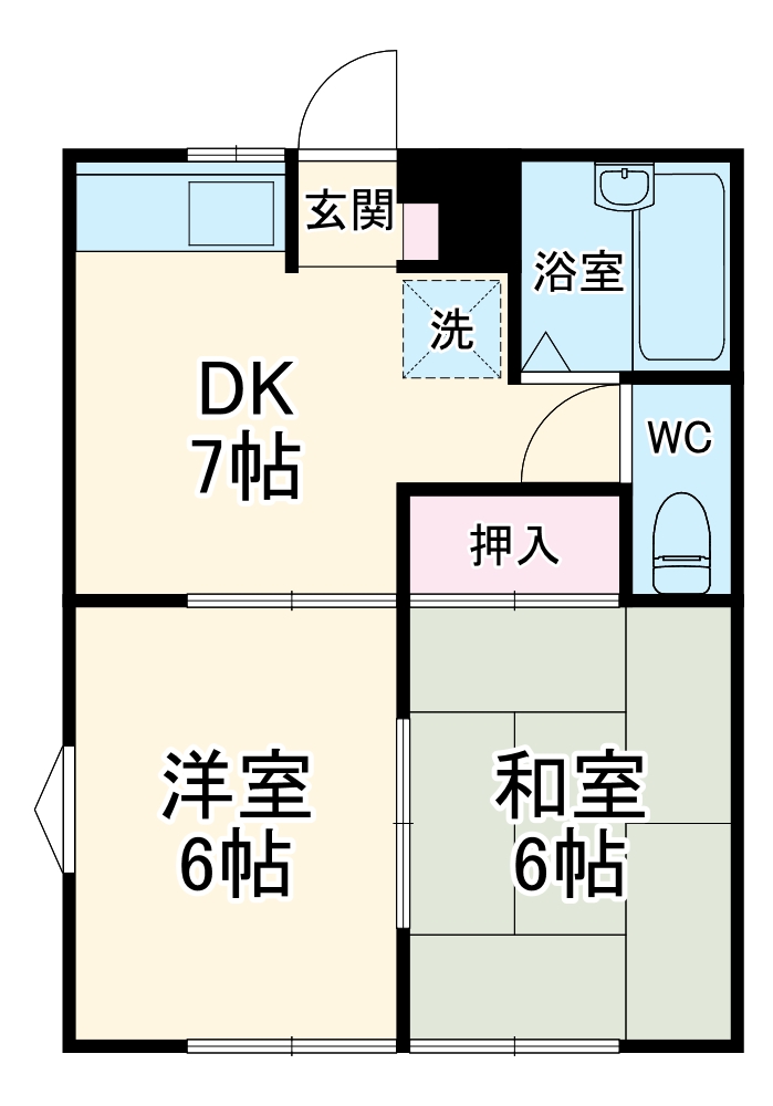 ガーデンハウス東戸塚Bの間取り