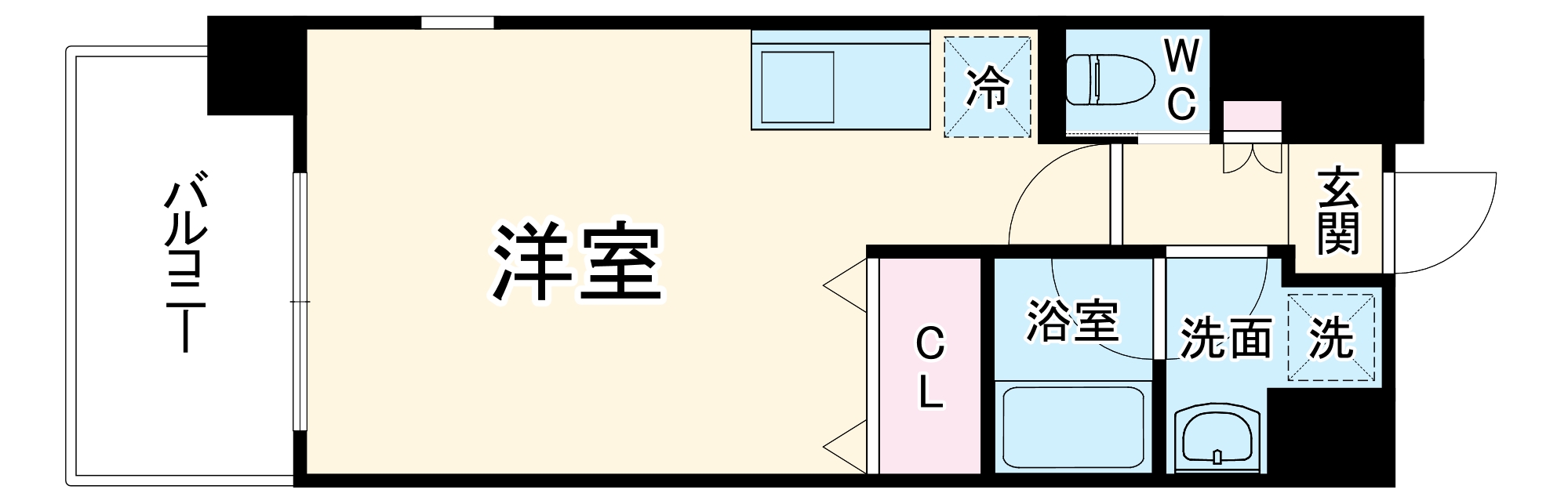 ホープ池田満寿美町の間取り
