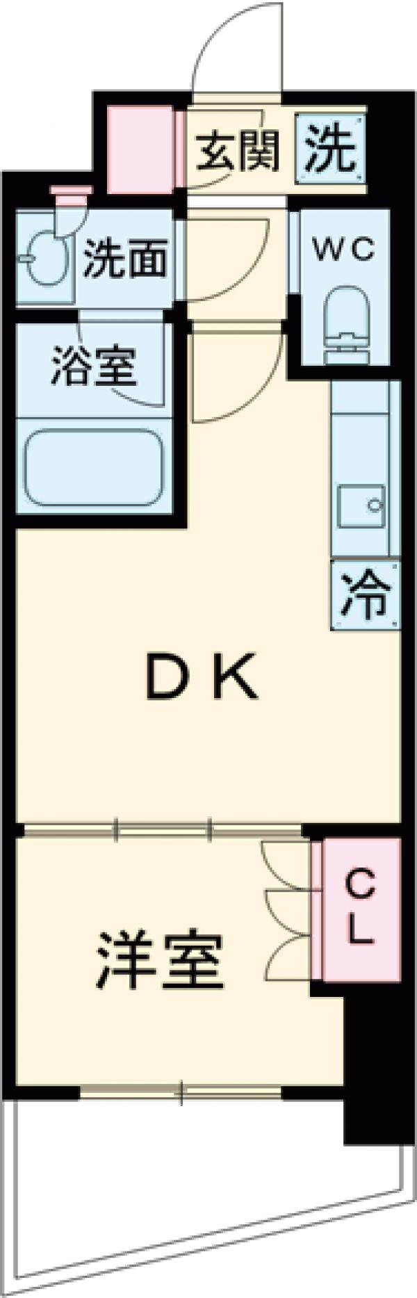 レジディア亀戸プレイスの間取り