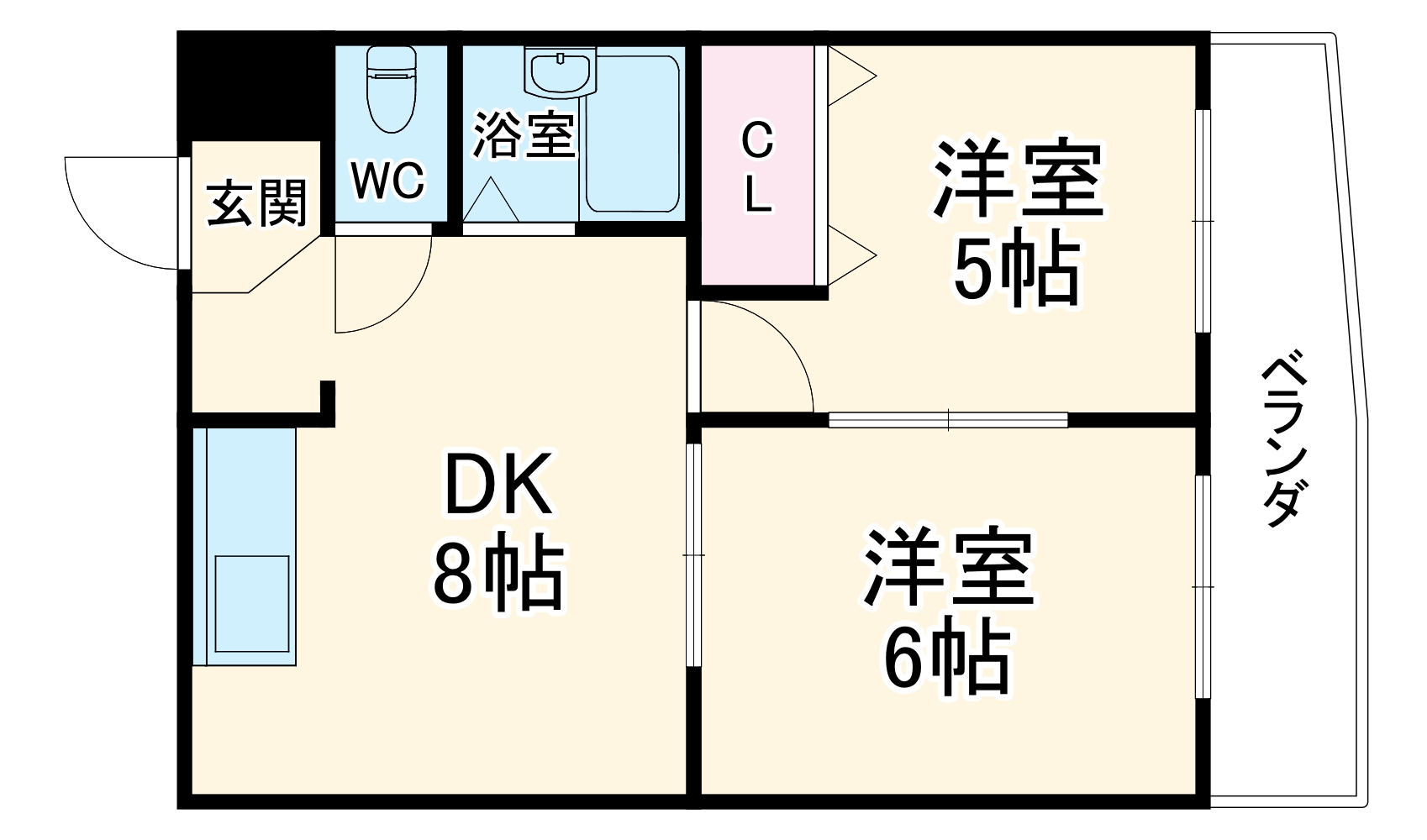 サンサーラ新大阪の間取り