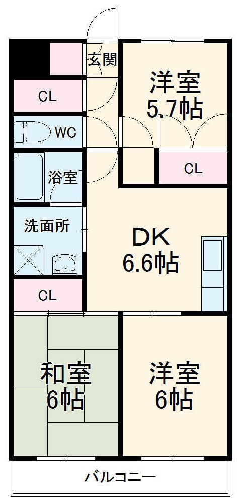G・S壱番館の間取り