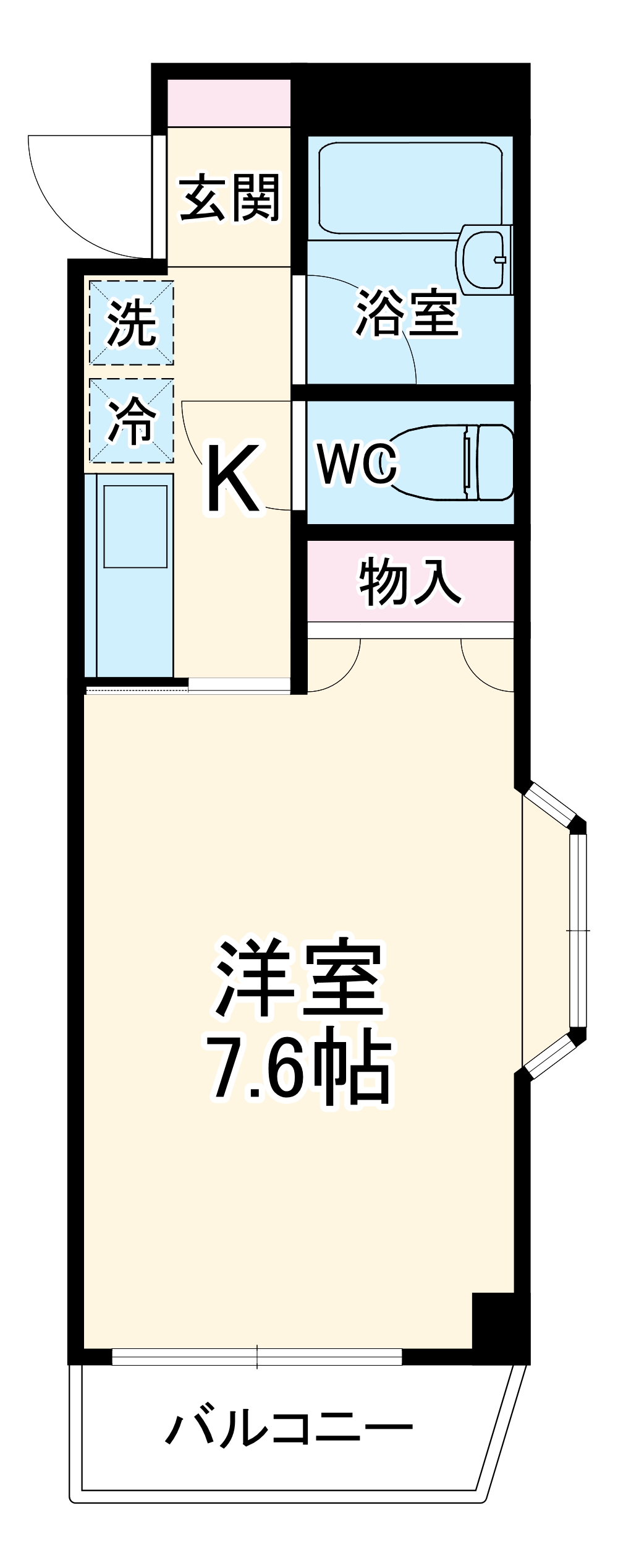 ピュアメゾンティーアンドワイの間取り