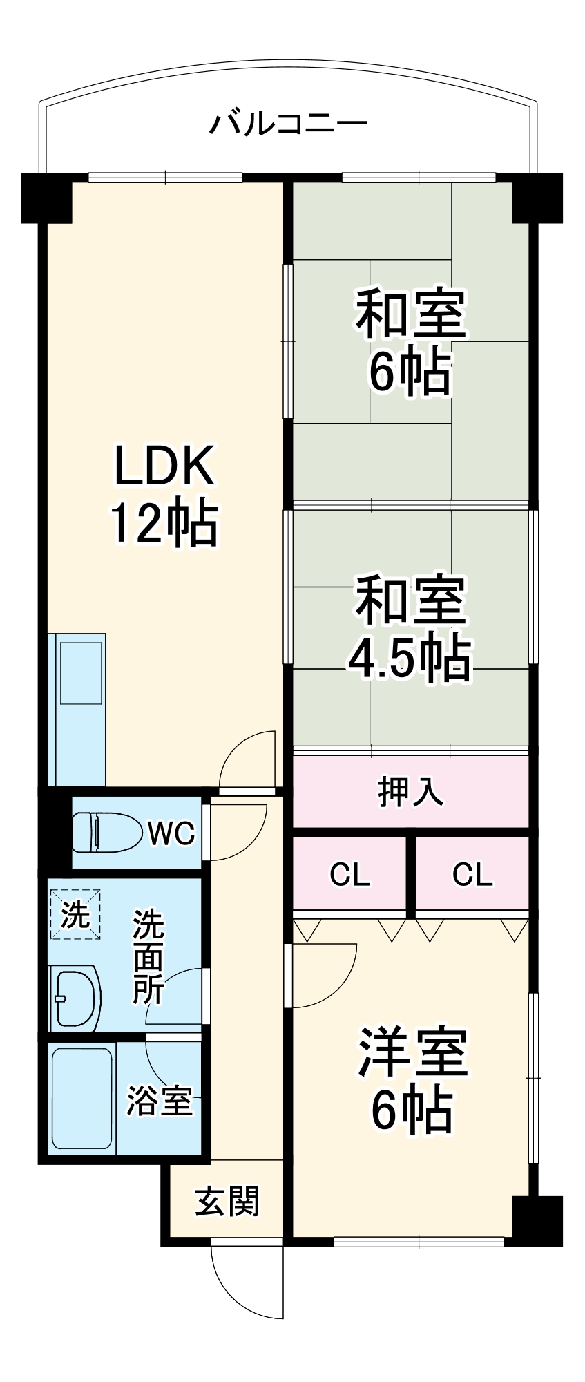 コンフォールの間取り