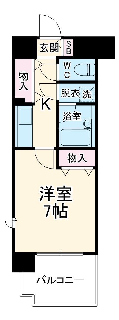 ライオンズマンション四条堀川の間取り