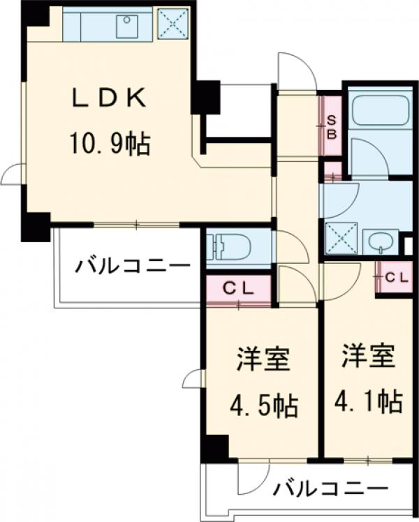 Lighthоuse中馬込の間取り