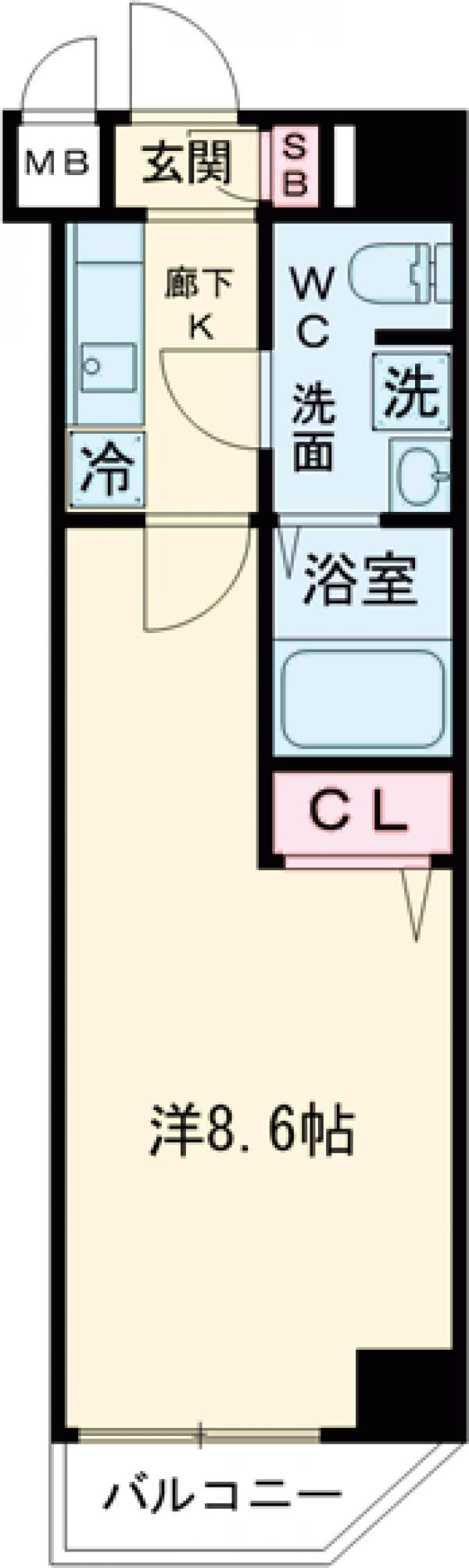 クレヴィスタ豊洲ベイサイドの間取り