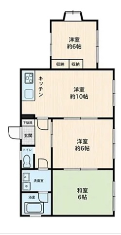 サンハイム竹間の間取り