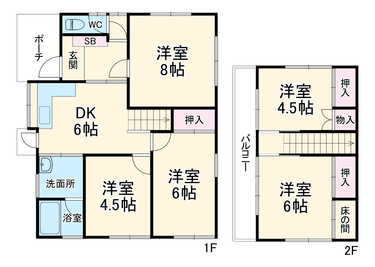 三ツ境戸建の間取り